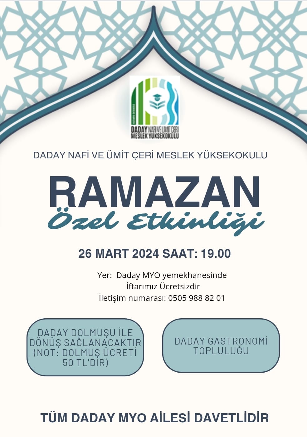 İftara Davet.